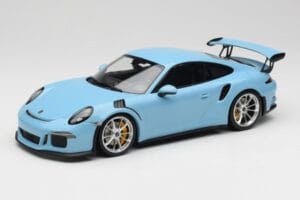 Porsche 911 991.1 GT3 RS Niebieski Matowe Felgi Minichamps 1:18 153066235 Metal