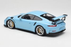 Porsche 911 991.1 GT3 RS Niebieski Matowe Felgi Minichamps 1:18 153066235 Metal — zdjęcie 5 z 6