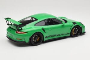 Porsche 911 991.1 GT3 RS Zielony Czarne Felgi Minichamps 1:18 153066228 Metal — zdjęcie 2 z 6