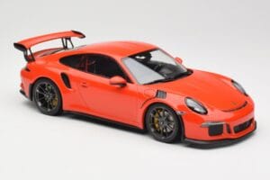 Porsche 911 991.1 GT3 RS Lava Orange Minichamps 1:18 155066220 Metal — zdjęcie 4 z 6