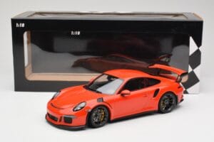 Porsche 911 991.1 GT3 RS Lava Orange Minichamps 1:18 155066220 Metal — zdjęcie 6 z 6