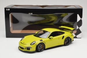 Porsche 911 991.1 GT3 RS Jasnozielony Minichamps 1:18 155066222 Metal — zdjęcie 6 z 6