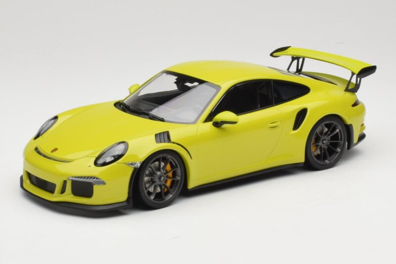 Porsche 911 991.1 GT3 RS Jasnozielony Minichamps 1:18 155066222 Metal