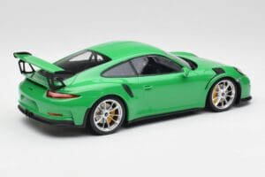 Porsche 911 991.1 GT3 RS Lizard Zielony & Srebrne Felgi Minichamps 1:18 153066229 Metal — zdjęcie 2 z 6