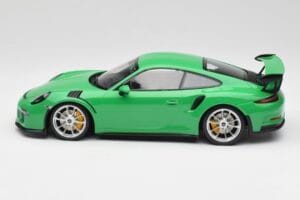 Porsche 911 991.1 GT3 RS Lizard Zielony & Srebrne Felgi Minichamps 1:18 153066229 Metal — zdjęcie 3 z 6