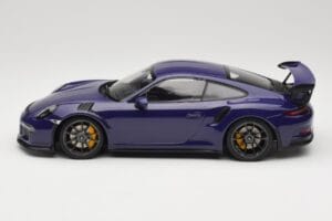 Porsche 911 991.1 GT3 RS Ultraviolet Minichamps 1:18 155066221 Metal — zdjęcie 3 z 6