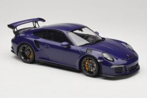 Porsche 911 991.1 GT3 RS Ultraviolet Minichamps 1:18 155066221 Metal — zdjęcie 4 z 6