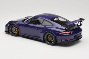 Porsche 911 991.1 GT3 RS Ultraviolet Minichamps 1:18 155066221 Metal — zdjęcie 5 z 6
