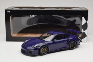 Porsche 911 991.1 GT3 RS Ultraviolet Minichamps 1:18 155066221 Metal — zdjęcie 6 z 6
