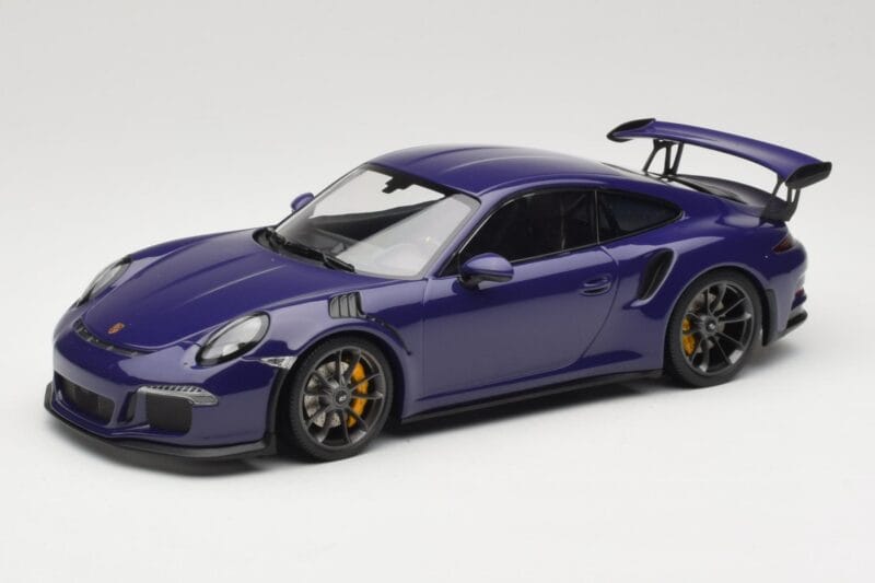 Porsche 911 991.1 GT3 RS Ultraviolet Minichamps 1:18 155066221 Metal