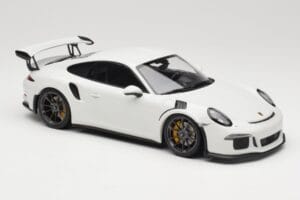 Porsche 911 991.1 GT3 RS Biały Czarne Felgi Minichamps 1:18 153066224 Metal — zdjęcie 4 z 6