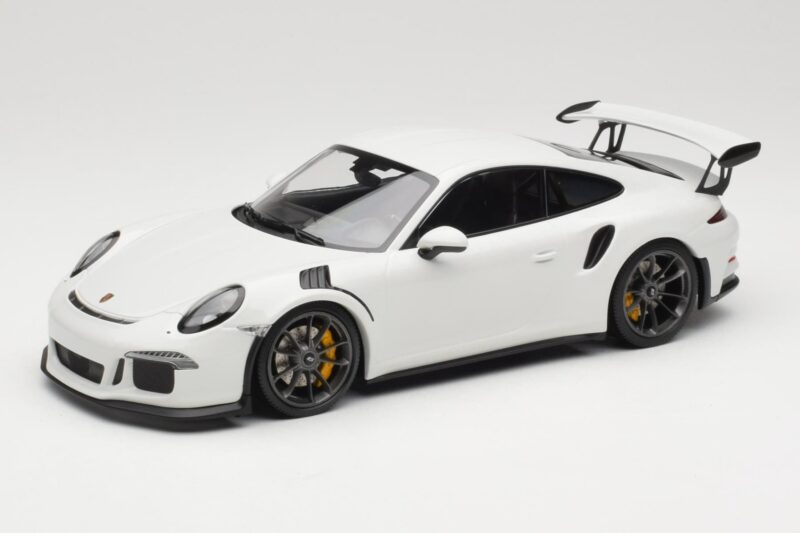 Porsche 911 991.1 GT3 RS Biały Czarne Felgi Minichamps 1:18 153066224 Metal