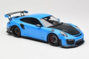 Porsche 911 991.2 GT2 RS Niebieski z Czarnymi Felgami Minichamps 1:18 155068308 Metal — zdjęcie 4 z 6