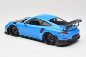 Porsche 911 991.2 GT2 RS Niebieski z Czarnymi Felgami Minichamps 1:18 155068308 Metal — zdjęcie 5 z 6
