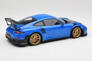 Porsche 911 991.2 GT2 RS Niebieski ze Złotymi Felgami Minichamps 1:18 155068302 Metal — zdjęcie 2 z 6