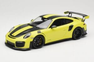 Porsche 911 GT2 RS 991.2 Weissach Package Zielony Czarne Felgi Minichamps 1:18 155068300-1 Metal