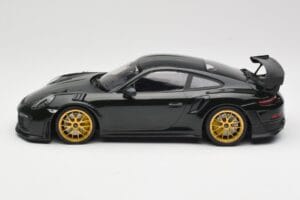 Porsche 911 991.2 GT2 RS Zielony Weissach Package Złote Felgi Minichamps 1:18 155068306 Metal — zdjęcie 3 z 6