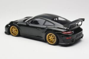 Porsche 911 991.2 GT2 RS Zielony Weissach Package Złote Felgi Minichamps 1:18 155068306 Metal — zdjęcie 5 z 6
