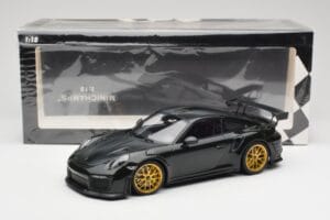 Porsche 911 991.2 GT2 RS Zielony Weissach Package Złote Felgi Minichamps 1:18 155068306 Metal — zdjęcie 6 z 6