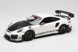 Porsche 911 991.2 GT2 RS Manthey Racing Biały Minichamps 1:18 MR-911-GT3RS-1802-W Metal