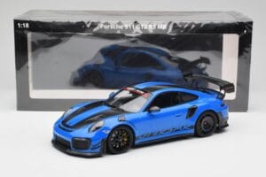 Porsche 911 991.2 GT2 RS MR Racing Niebieski Minichamps 1:18 MR-911-GT2RS-1806 Metal — zdjęcie 6 z 6