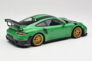 Porsche 911 991.2 GT2 RS Weissach Package British Racing Zielony & Złote Felgi Minichamps 1:18 153068318 Metal — zdjęcie 2 z 6
