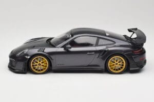 Porsche 911 991.2 GT2 RS Weissach Package Purple Metallic Z Złotymi Kołami Magnezowymi Minichamps 1:18 153068322 Metal — zdjęcie 3 z 6