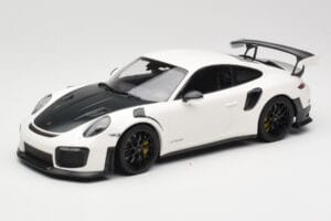 Porsche 911 991.2 GT2 RS Biały z Czarnymi Felgami Minichamps 1:18 155068310 Metal