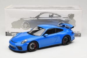 Porsche 911 991.2 GT3 Niebieski Minichamps 1:18 110067024 Metal — zdjęcie 8 z 8
