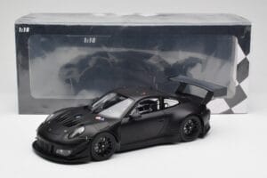 Porsche 911 991.2 GT3 R Matte Black Minichamps 1:18 155186901 Metal — zdjęcie 6 z 6
