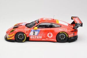 Porsche 911 991.2 GT3 R #2 Team Gigaspeed S. Bockmann 24 Hours of Nurburgring 2018 Minichamps 1:18 155186902 Metal — zdjęcie 3 z 6