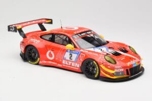 Porsche 911 991.2 GT3 R #2 Team Gigaspeed S. Bockmann 24 Hours of Nurburgring 2018 Minichamps 1:18 155186902 Metal — zdjęcie 4 z 6