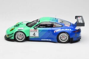 Porsche 911 991.2 GT3 R #4 Falken Motorsports J. Bergmeister / M. Ragginger VLN Westfalenfahrt 2017 Minichamps 1:18 155176904 — zdjęcie 3 z 6