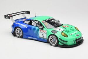 Porsche 911 991.2 GT3 R #4 Falken K. Bachler / M. Ragginger VLN Winner Round 6 2018 Minichamps 1:18 153186994 Metal — zdjęcie 4 z 6