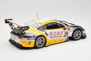 Porsche 911 991.2 GT3 R #99 Rowe Racing D. Olsen / M. Campbell 24 Hours of Spa 2019 Minichamps 1:18 155196099 Metal — zdjęcie 2 z 6