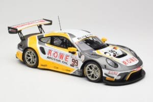 Porsche 911 991.2 GT3 R #99 Rowe Racing D. Olsen / M. Campbell 24 Hours of Spa 2019 Minichamps 1:18 155196099 Metal — zdjęcie 4 z 6
