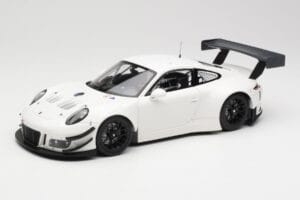 Porsche 911 991.2 GT3 R Biały z Czarnymi Felgami Minichamps 1:18 155186900 Metal