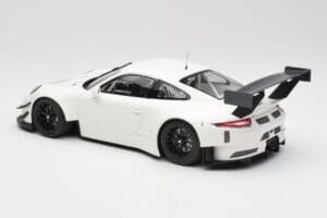Porsche 911 991.2 GT3 R Biały z Czarnymi Felgami Minichamps 1:18 155186900 Metal — zdjęcie 5 z 6