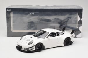 Porsche 911 991.2 GT3 R Biały z Czarnymi Felgami Minichamps 1:18 155186900 Metal — zdjęcie 6 z 6