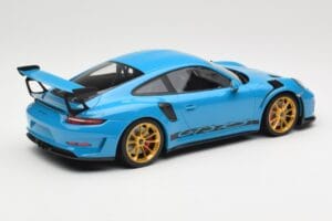 Porsche 911 991.2 GT3 RS Niebieski ze Złotymi Felgami Minichamps 1:18 155068222 Metal — zdjęcie 2 z 6