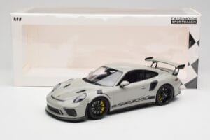 Porsche 911 991.2 GT3 RS Chalk Wording Czarne Felgi Minichamps 1:18 153068230 Metal — zdjęcie 6 z 6