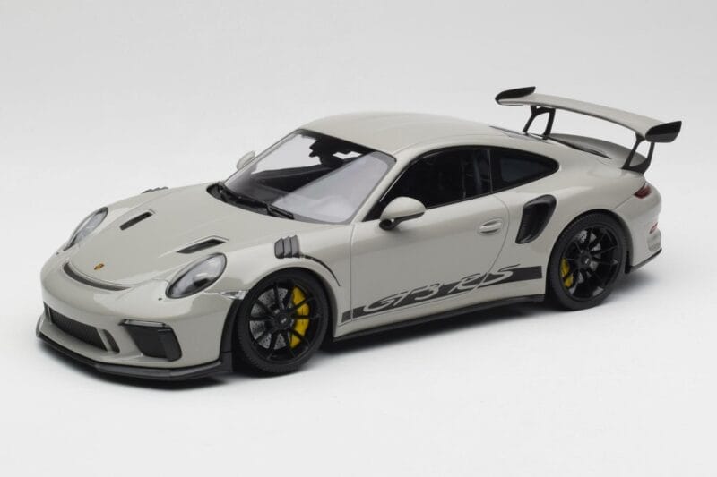 Porsche 911 991.2 GT3 RS Chalk Wording Czarne Felgi Minichamps 1:18 153068230 Metal