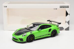Porsche 911 991.2 GT3 RS Weissach Package Zielony Minichamps 1:18 153068233 Metal — zdjęcie 6 z 6