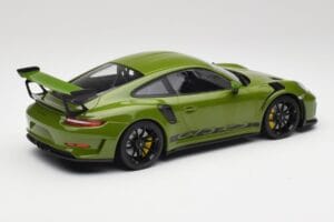 Porsche 911 991.2 GT3 RS Lizard Zielony Z Czarnymi Kołami Minichamps 1:18 155068233 Metal — zdjęcie 2 z 6