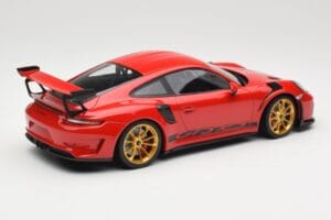 Porsche 911 991.2 GT3 RS Czerwony ze Złotymi Felgami Minichamps 1:18 155068220 Metal — zdjęcie 2 z 6