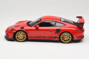 Porsche 911 991.2 GT3 RS Czerwony ze Złotymi Felgami Minichamps 1:18 155068220 Metal — zdjęcie 3 z 6