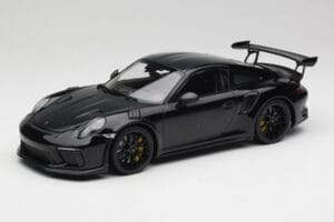 Porsche 911 991.2 GT3 RS Weissach Package Czarny & Czarne Felgi Minichamps 1:18 153068228 Metal