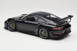 Porsche 911 991.2 GT3 RS Weissach Package Czarny Srebrne Magnezowe Felgi Minichamps 1:18 153068229 Metal — zdjęcie 5 z 6