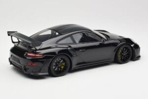 Porsche 911 991.2 GT3 RS Weissach Package Czarny Z Czarnymi Felgami Minichamps 1:18 153068321 Metal — zdjęcie 2 z 6