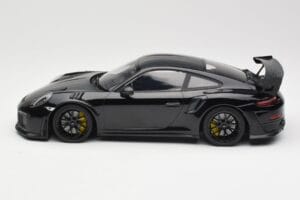 Porsche 911 991.2 GT3 RS Weissach Package Czarny Z Czarnymi Felgami Minichamps 1:18 153068321 Metal — zdjęcie 3 z 6